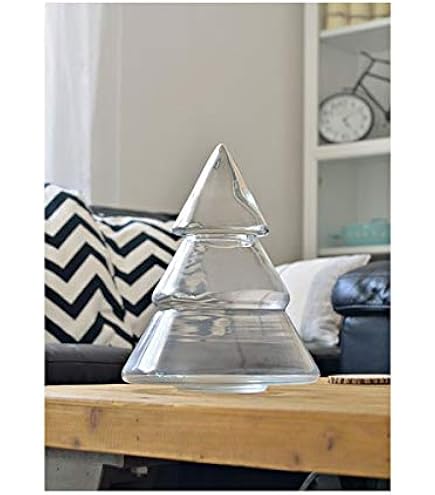 SWEET HOME Barattolo In Vetro Per Biscotti Con Coperchio - Potiche Trasparente, Altezza 22,5 Cm, Diametro 13,5 Cm By Varotto