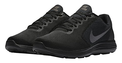 Preisvergleich Produktbild NIKE INTERNATIONAL Revolution 3 Größe 49 schwarz-grau
