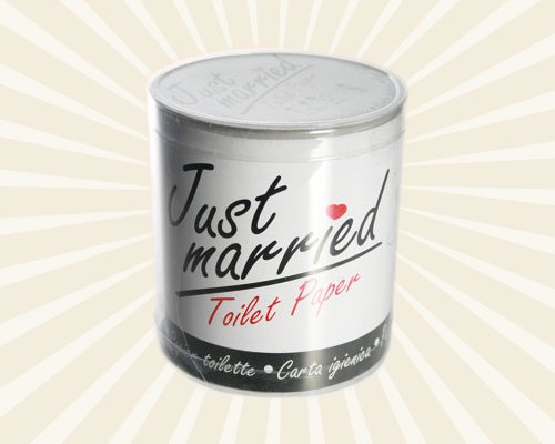 Preisvergleich Produktbild Hochzeit Toilettenpapier Just married