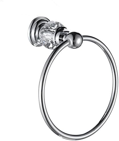 Konhard Wall Mount Bathroom Towel Ring, Chrome
