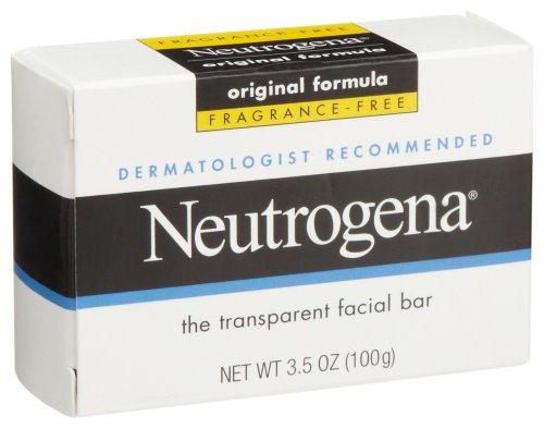 Neutrogena Fragrance Free Transparent Facial Bar, Original Formula, 3.5 Ounce (Pack of 8)