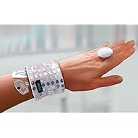 Handgelenktasche Armreif Safe Pailletten schwarz silber weiß Geldversteck Reißverschluss Armtasche Pulstasche zu Salsakleider Damen Etuikleid Abendkleid Samba Kostüm Maßanfertigung Geschenkidee Frauen