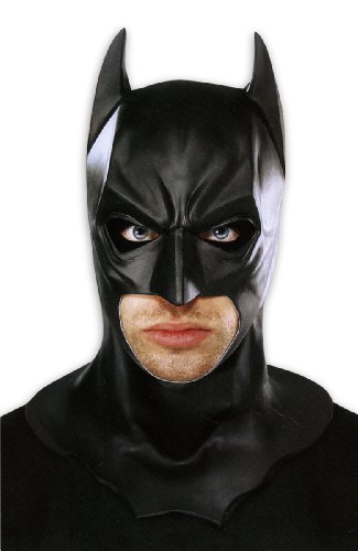 Preisvergleich Produktbild Batman Maske Deluxe Schwarze Vollmaske aus Latex