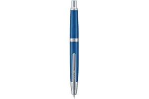 Jinhao 10 Serie Pluma estilográfica retráctil de punta fina con convertidor de tinta y caja de metal para bolígrafos (versión con clip)