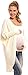 Happy Mama Women's Maternity Chunky Knit Cardigan Coat Warm Wrap. 323p (Ecru, ONE SIZE UK 10/12/14)