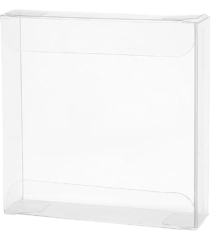 PuntoCasaStore SCATOLE BOMBONIERE Pieghevoli Trasparenti Pet PVC Confezione Regalo Contenitore portaconfetti plastica Astuccio Cono Cofanetto Baule Multiuso (20 PZ, 5,5x3x2 CM