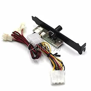 Generic 3-Channels PC Cooler Cooling Fan Speed Controller for CPU Case HDD DDR VGA