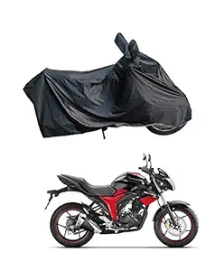 RiderShine 100% Waterproof Bike Cover for Suzuki Gixxer Black