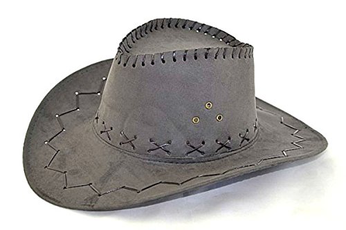 Preisvergleich Produktbild Frontline Hut Cowboyhut Westernhut Kunstleder Western (grau)