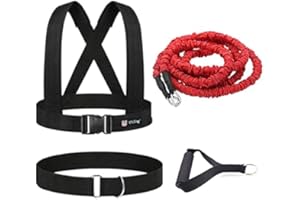 YNXing Cavo di Accelerazione per l'acceleratore del Trainer di Resistenza Dinamica per Allenamento di Resistenza per Migliorare Forza, Potenza e Agilità