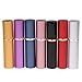 Enjoydeal 6ml Protable Refillable Perfume Aftershave Atomizer Spray Bottle for Travel Handbag (1Set-7 Colors)