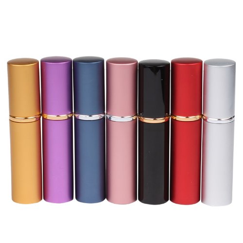 Enjoydeal 6ml Protable Refillable Perfume Aftershave Atomizer Spray Bottle for Travel Handbag (1Set-7 Colors)
