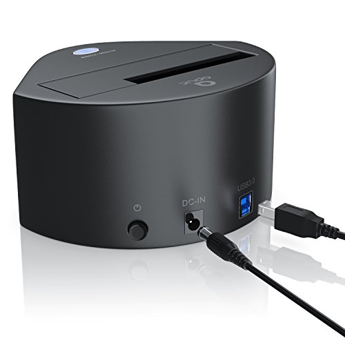CSL – USB 3.0 HDD SSD Dockingstation | Festplatten-Dockingstation | USB 3.0 Super Speed | 2,5″ + 3,5” / SATA-I, II, III (1,5/3/6 Gb/s) HDD/SSD | Fast-Backup-Funktion - 2