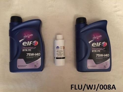 Mopar ELF Rear Differential Fluids SET Jeep Grand Cherokee ZJ & WJ 1993-2004