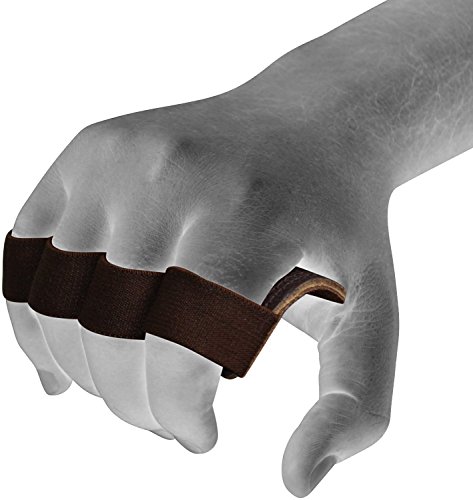 RDX Gym Leder Gewichtheben Griffe Krafttraining Griffpolster Fitness Griffpads - 4