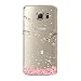 Produktbild GUT® Galaxy S7 Edge Kirschblatt -Fallen-Fall, Ultra Slim Dünn Silikon TPU Transparent für Samsung Galaxy S7 Edge Hülle mit einem Schirm-Schutz