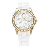 Stella Maris Damen-Armbanduhr Analog Quarz Premium Keramik Diamanten - STM15N5