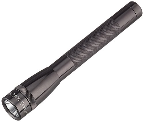 Mag-Lite Mini 2AA LED,97 Lumen, 17 cm schwarz inkl. 2 Mignon-Batterien und Nylonholster, SP2201H