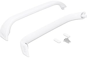 LUTH Premium Profi Parts - Juego de manijas para refrigerador y congelador | Compatible con las marcas Bosch Siemens Balay 00369542 369542