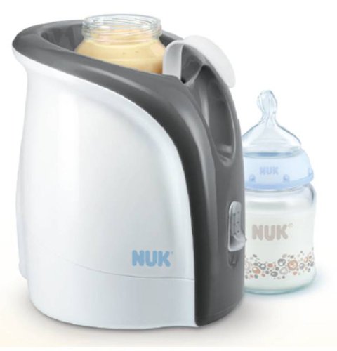 NUK Thermo Ultra Rapid 10256317 Baby Food Heater / Heats Food Gently from 2 Minutes with Car Adaptor