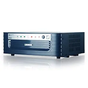 Luminous Eco Watt XL 1650 Rapid 12V Square Wave Inverter for Home, Office and Shops (Blue)