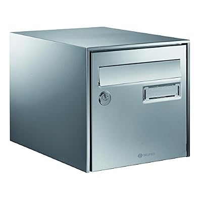 Decayeux 3015821252405 Boîte aux lettres simple face LOFT INOX, Gris