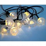 Guirlande guinguette solaire 200 cm - Blanc - 200 cm