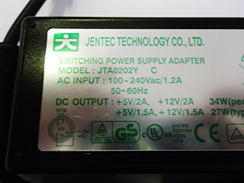 Jentec Netzteil JTA0202Y C 5V 2A 12V 2A 5 MINI PIN DIN *ORIGINAL* - 2