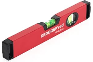 GEDORE red Nivel de burbuja, Longitud 300 mm, Con fiola vertical y horizontal, Exactitud de la medición +/- 0,5 mm/m, R94100051