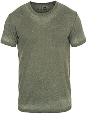 SOLID Toke Herren T-Shirt Rundhals Shirt mit Brusttasche