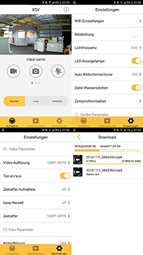Somikon Einsteiger-4K-Action-Cam mit 2 Displays, Full HD bei 60 B./Sek., IP68 - 6