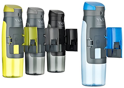Wasserflasche Sport mit Fach für Geld, Schlüssel / praktische Flasche für Fitness, Training, Gym, Outdoor, Schule, Freizeit / Trinkflasche – BPA frei, auslaufsicher / sports water bottle – 750ml - 7