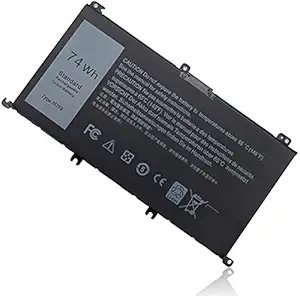 74Wh Type 357F9 71JF4 Battery Compatible with Dell Inspiron 15 7000 7559 7557 7567 7566 7759 15 5576 5577 INS15PD Series 15-7559 0GFJ6 P57F 071JF4 0357F9 6 Cell 11.1V 11.4V Li-ion Laptop Battery New