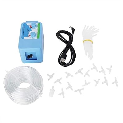 Wifehelper Kit D'irrigation Goutte-à-Goutte, Accessoire de Jardin Kit D'irrigation Goutte à Goutte pour Jardinier du Jardinier Kit de Contrôleur D'irrigation Jardin Système D'arrosage Automatique