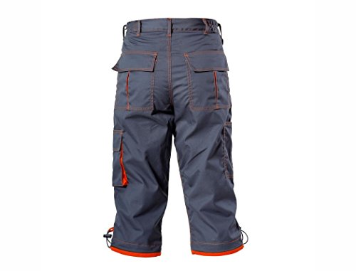 LAHTI PRO Berfus Kurz Hose Arbeitshose Caprihose Sommer Hellgrau EN ISO 13688 - 2