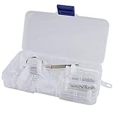 Eyeglasses Spectacle Repair Kit , SUMERSHA Sun Glasses Optical Repair Tool Screws Screwdriver Nut Nose Pad Set
