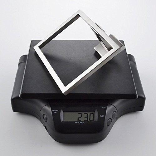 Weare Home Quadratisch Silbern gebürstet Edelstahl Bad Zubehör Elegant Hochwertig Handtuchhalter Handtuchring Wandmontag - 5