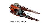 LEGO Star Wars Bausatz Geonosian Starfighter inkl. Bauanleitung, ohne Figuren, ohne OVP aus 7959 - LEGO