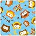 Bumkins Wet and Dry Bag, Owls - Blue