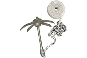 Boatworld 4kg Folding Grapnel Anchor Kit