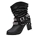 Produktbild  Funkelnde Strass Band Stiefeletten, Amlaiworld Elegant Urlaub Martin Stiefel Freizeit Gemütlich Casual Schuhe Damen Stilvoll Classic Absatzschuhe