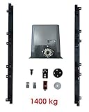 cremallera puerta corredera 7 metros FÁCIL MONTAJE Kit Motor Corredera 1400kg: Motor + Cuadro universal corredera + Fotocélula + 4 m. Cremallera Nylon + 3 mandos
