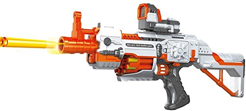 Preisvergleich Produktbild Sturmtruppen Deluxe Blaster, Elektrisches Gewehr Schnellfeuer Dartblaster, Spielzeugblaster inkl. 20 Schuss Munition gratis!