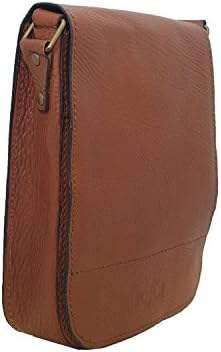 Koson Genuine Italian Cow Leather Handmade Satchel Shoulder Handbag Messenger Bag