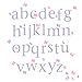 Childrens Alphabet Wall Stickers, 26 stickers a -z and 33 Butterfly Stickers