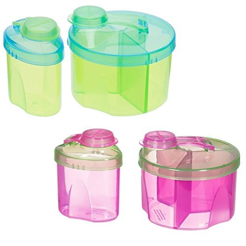 Munchkin Formula Dispenser Combo Pack, Green/Pink, 2 Count