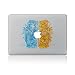 Produktbild MacBook Aufkleber, Chickwin Creative Pattern dekorativ Film Notebook Sticker Skin personalisierte Aufkleber MacBook Pro Air 13" Decal (Gehirne)