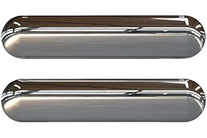 Ultion Sweet Multi-Layer Insulated Rounded 12" Letter Box Letterplate - Matching Door Furniture Available (Chrome)