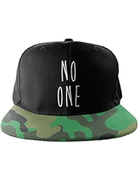 No One Anonymous Mysterious Camuffare Cool Swag Hip Hop Stampa Snapback Berrettopello Berretto Camo