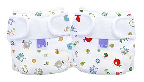 Bambino Mio, Miosoft Nappy Cover, Nature Calls Spring & Summer, Size 2 (2pack)